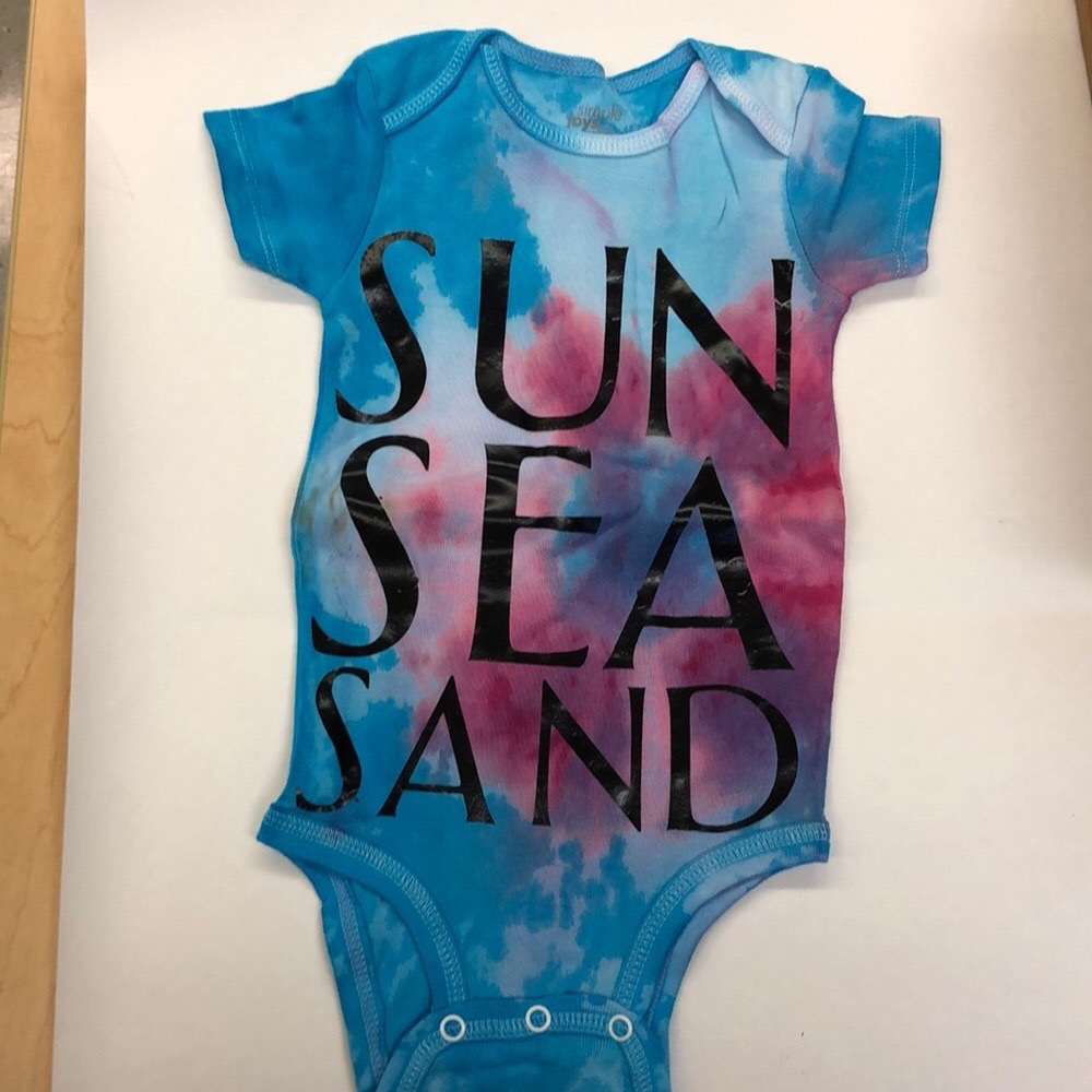 Tie dye onsie